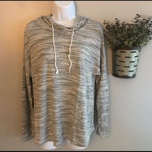 Heather gray thin hoodie